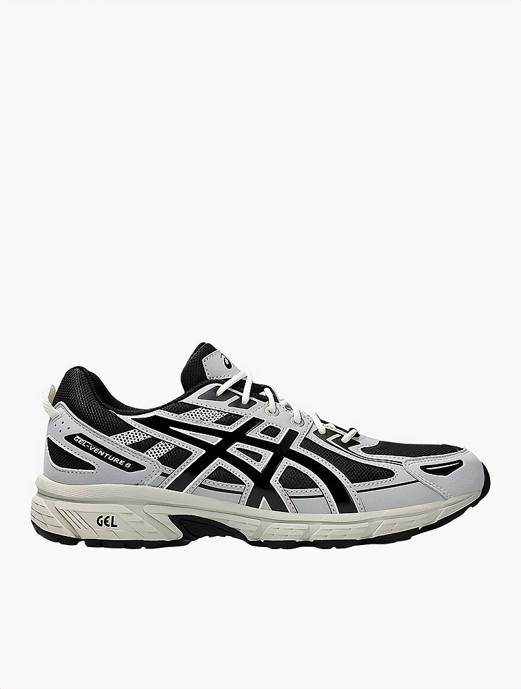 MyRunway | Shop Asics Black Gel-Venture 6 Unisex Sneakers for Men
